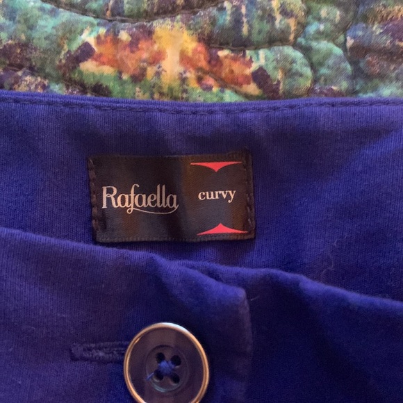 Rafaella royal blue capris and red capris - Picture 3 of 10